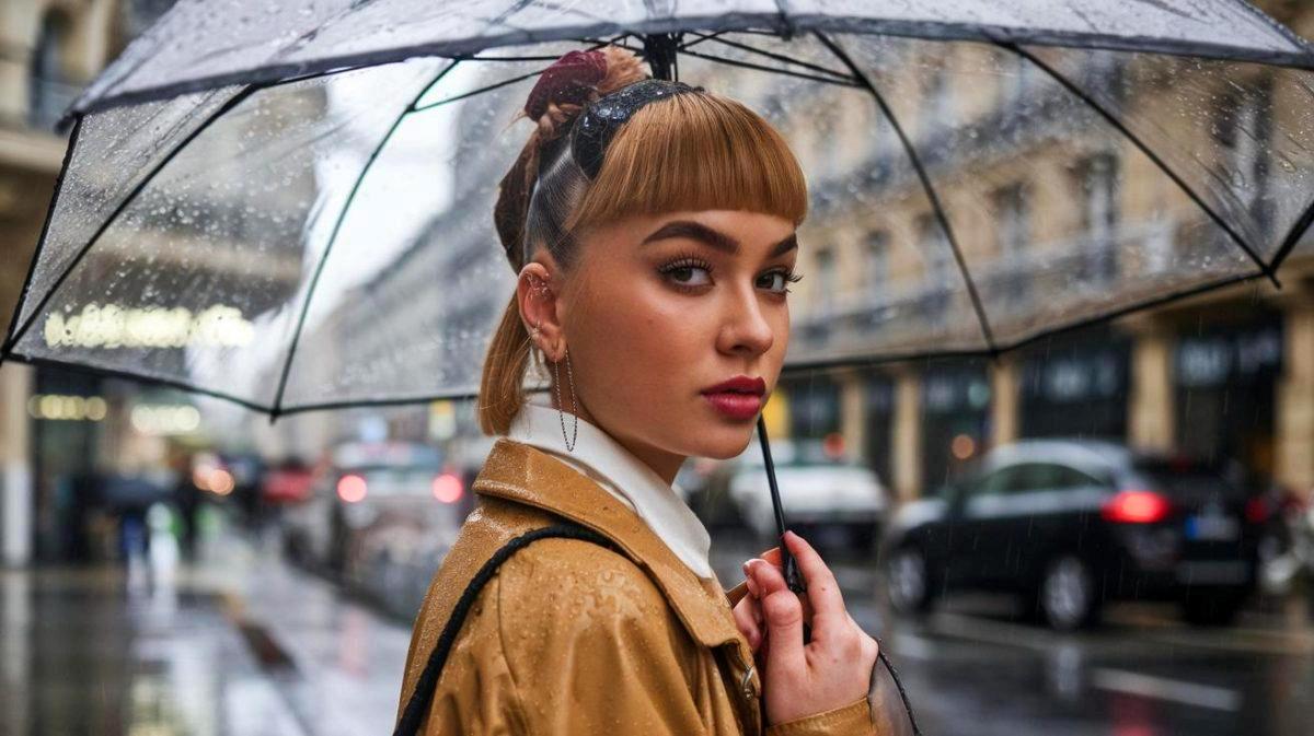 Les meilleures coiffures pour les jours de pluie qui préservent le style et la santé de vos cheveux