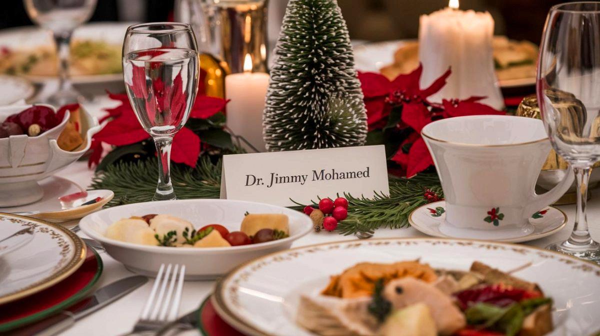 Naviguez les défis du menu de Noël avec l'expertise de Dr. Jimmy Mohamed