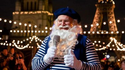 Santa surprise et honorée lors de La Fête de la chanson française présentée par Thilleman