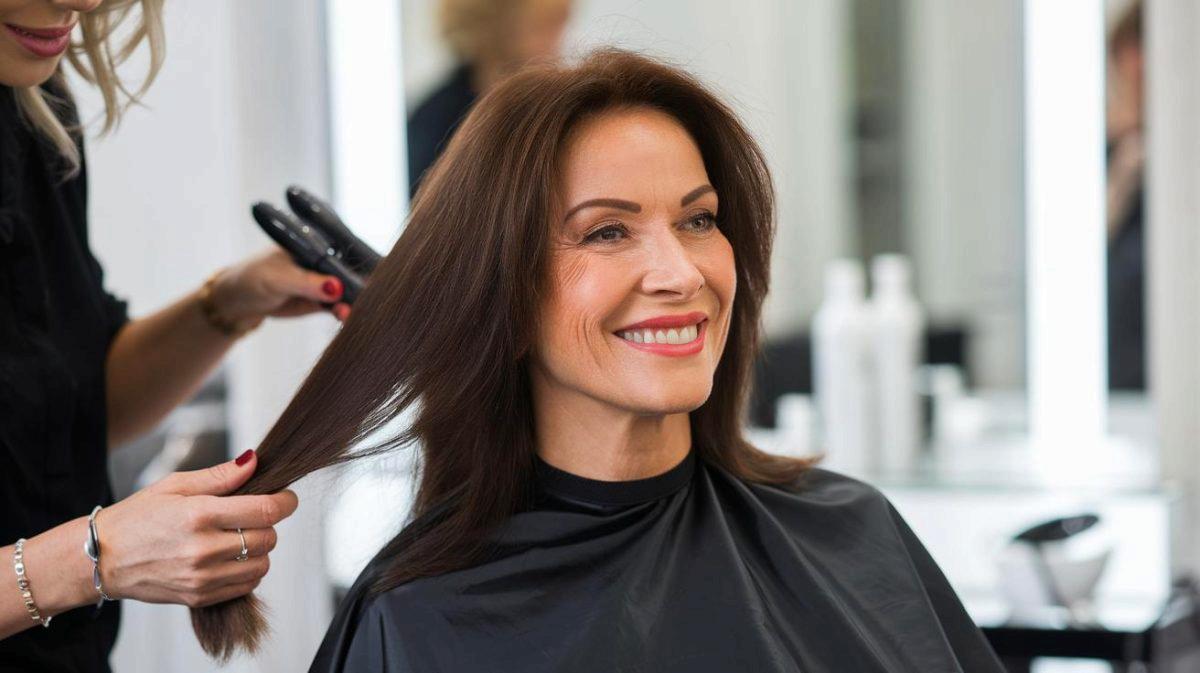 Transformez vos cheveux fins avec le brushing mémoire, spécialement après 50 ans