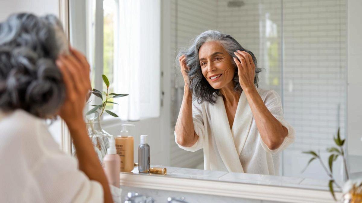 Une méthode efficace pour couvrir les cheveux gris avec trois éléments essentiels