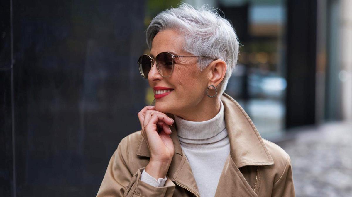 en 2025, ces six coupes courtes pour cheveux gris après 50 ans sont incontournables pour un look frais