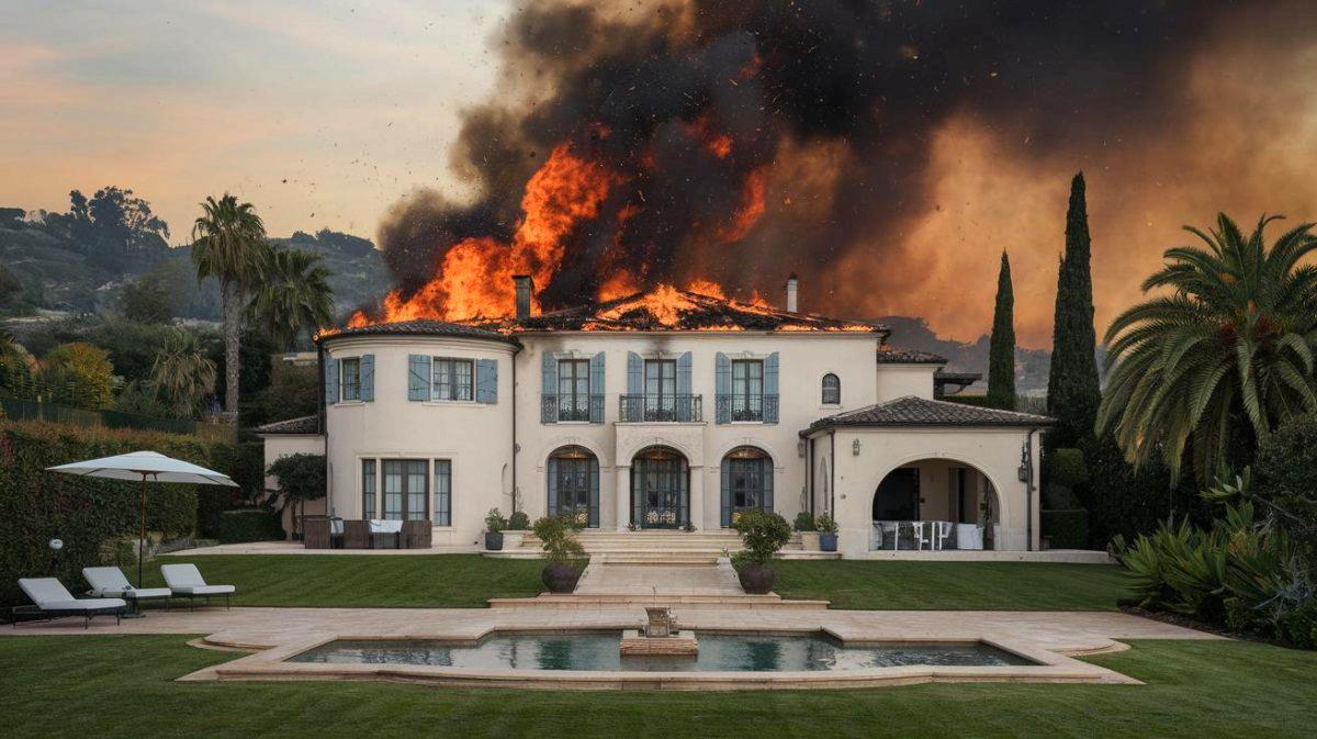 Perte immense pour Laeticia Hallyday, sa villa à Los Angeles engloutie par les flammes